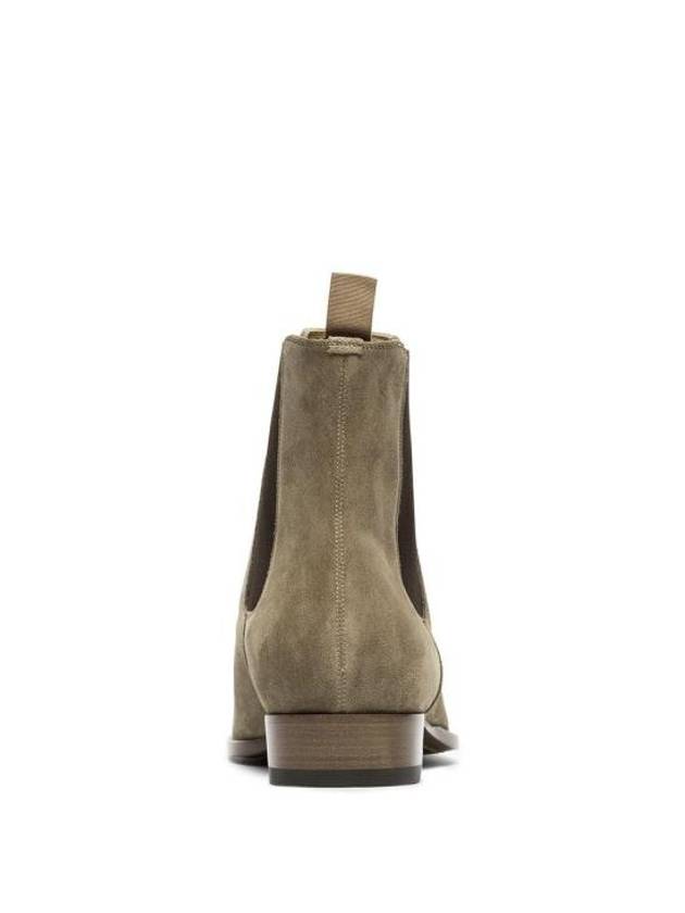 Suede Classic Wyatt Chelsea Boots Brown - SAINT LAURENT - BALAAN 6