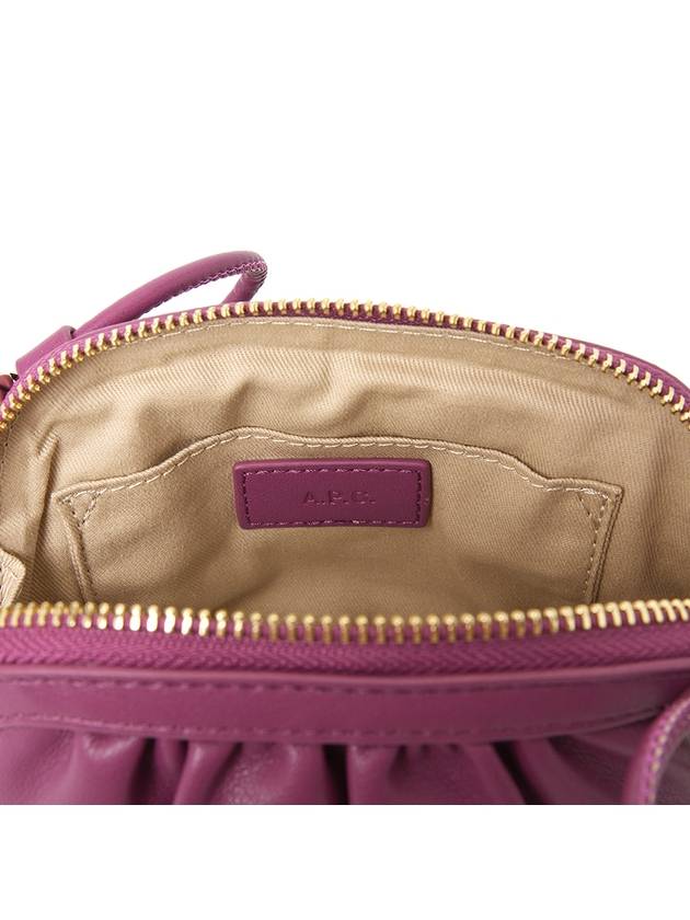 Ninon Small Drawstring Cross Bag Purple - A.P.C. - BALAAN 9