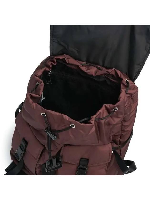 Tech Backpack Burgundy - GANNI - BALAAN 8