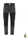 Men's Abisko Midsummer Trousers Regular Dark Grey - FJALL RAVEN - BALAAN 2