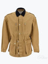 Eloan Cotton Single Coat Khaki - ISABEL MARANT - BALAAN 2