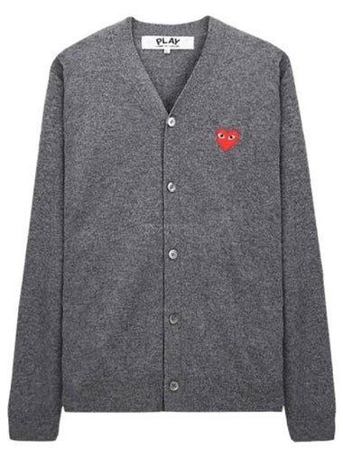 Cardigan P1N008AZN008051 Gray - COMME DES GARCONS - BALAAN 1