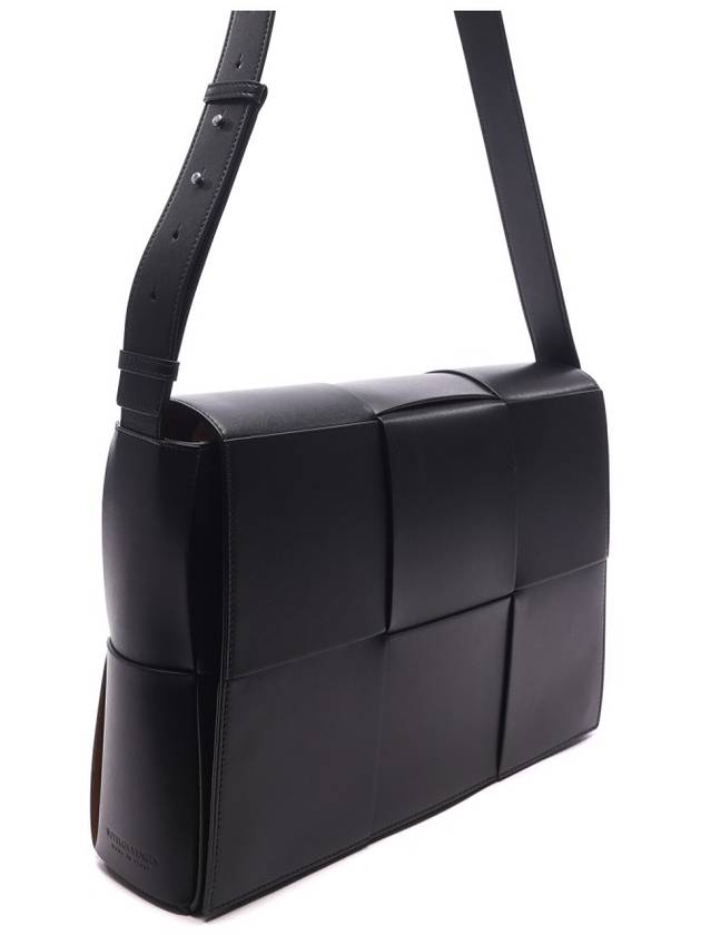 Intrecciato Cross Bag Black - BOTTEGA VENETA - BALAAN 3