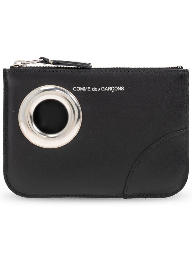 Comme Des Garçons Leather Pouch, Women's, Black - COMME DES GARCONS - BALAAN 1