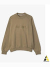 Embroidered logo crew neck sweatshirt beige - SUNNEI - BALAAN 2