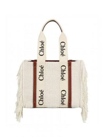 Woody Tote Bag Beige C383G43 - CHLOE - BALAAN 1