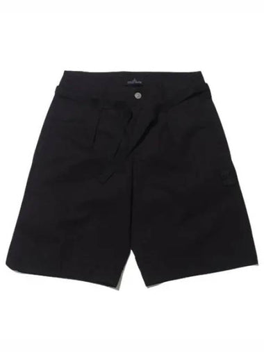 Shadow Project Hidden Badge Bermuda Pants Wide Fit - STONE ISLAND - BALAAN 1