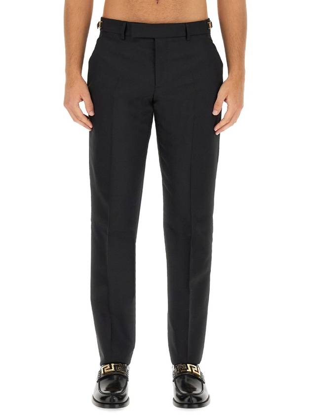 Straight Pants 10114391A07454 1B000 Black - VERSACE - BALAAN 2