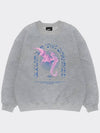 Glowing Sea Horse Sweatshirt Gray - AOX - BALAAN 5