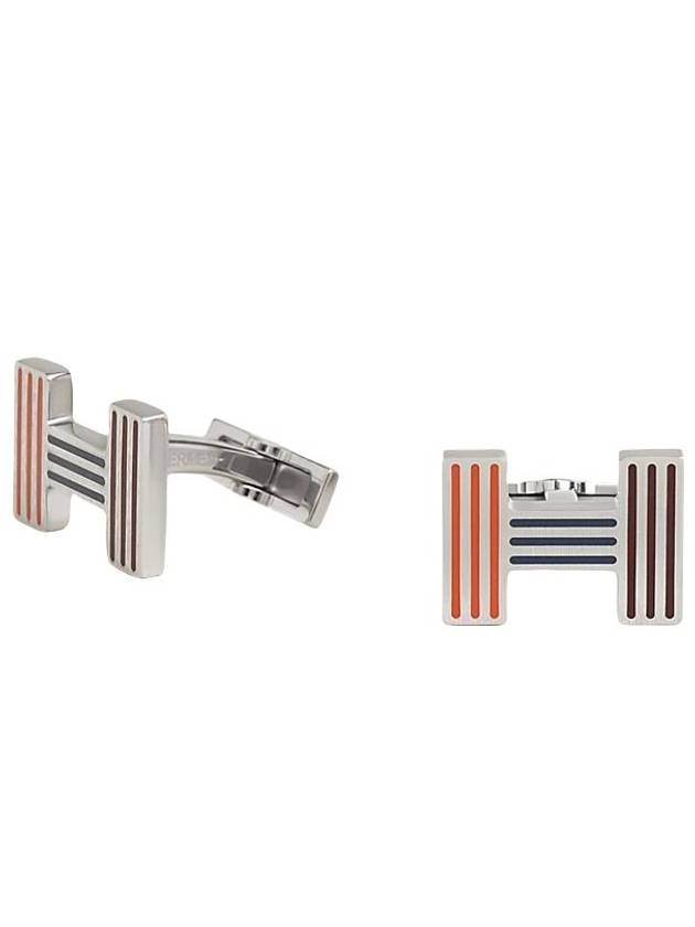 Quizz Rainbow Cufflinks Silver - HERMES - BALAAN 1