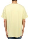 Handwriting Comfort Short Sleeve T-Shirt Yellow - MAISON KITSUNE - BALAAN 4