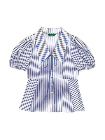 Button Collar Shirt Blue Button Collar Shirt Blue - TIBAEG - BALAAN 1