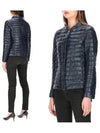 Elena Slim Fit Bomber Padding Navy - HERNO - BALAAN 2