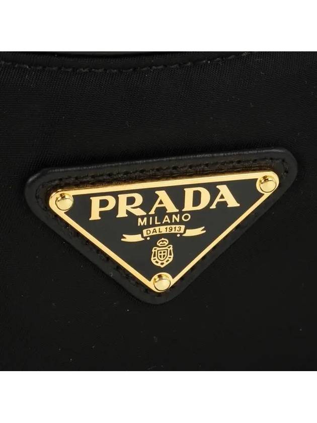 Amiee Large Re-Nylon Leather Shoulder Bag Black - PRADA - BALAAN 6