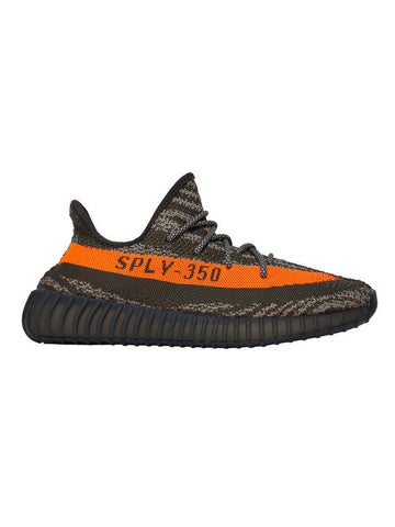 Yeezy Boost 350 V2 Low Top Sneakers Dark Grey - ADIDAS - BALAAN 1