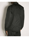 Triangle Logo Shirt Jacket Black - PRADA - BALAAN 4