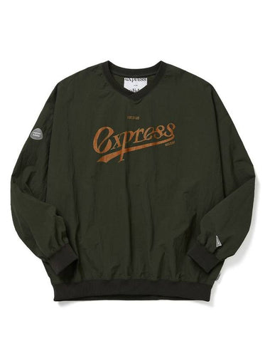 Authentic Nylon Pullover Sweatshirt Khaki - EXPRESSHOLIDAY - BALAAN 1