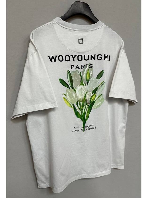 flower print back logo t shirt 50 - WOOYOUNGMI - BALAAN 2