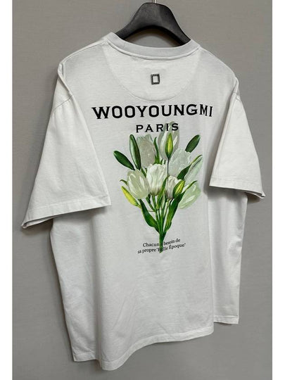 flower print back logo t shirt 50 - WOOYOUNGMI - BALAAN 2