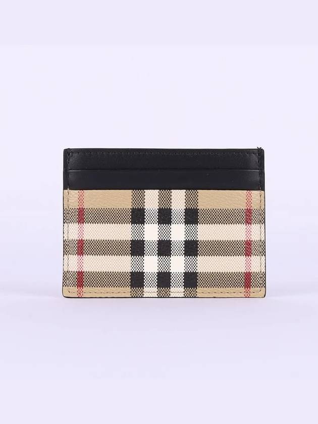 Vintage Check Card Wallet Beige - BURBERRY - BALAAN 3