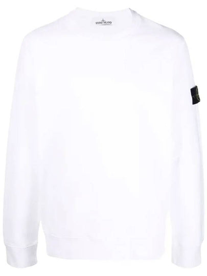 Wappen Patch Crewneck Sweatshirt White - STONE ISLAND - BALAAN 2