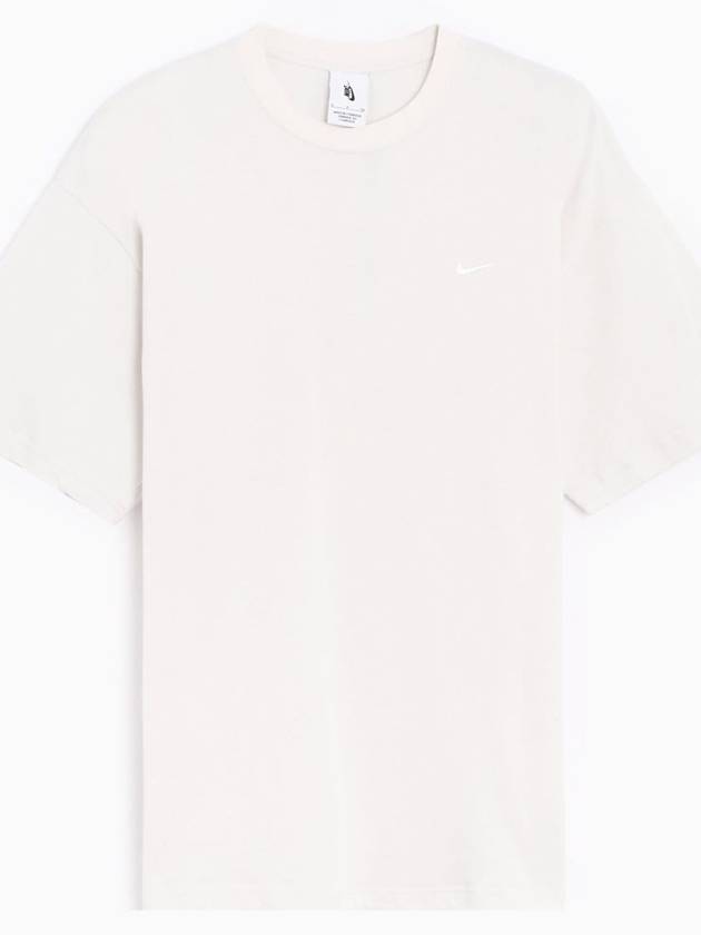 Solo Swoosh Short Sleeve T-shirt White - NIKE - BALAAN 2