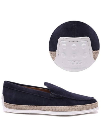 Men's Suede Slip-On Loafers Navy - TOD'S - BALAAN 2