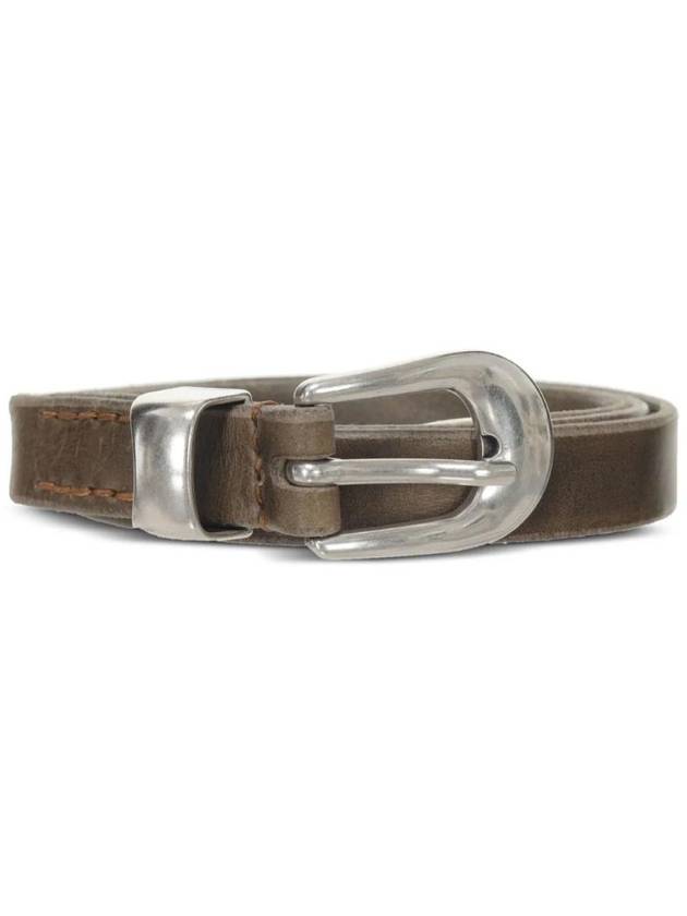 Buckle Leather Belt Grau - OUR LEGACY - BALAAN 1