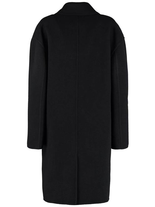 Women's Double Coat Black - BOTTEGA VENETA - BALAAN 3