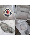 Lans Lightweight Short Down Padding Light Grey - MONCLER - BALAAN 6