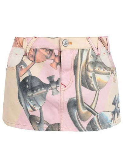 23 Cut Out Foam H Line Skirt Pink - VIVIENNE WESTWOOD - BALAAN 2