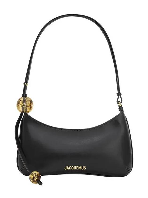 Le Bisou Perle Beaded Shoulder Bag Black - JACQUEMUS - BALAAN 2