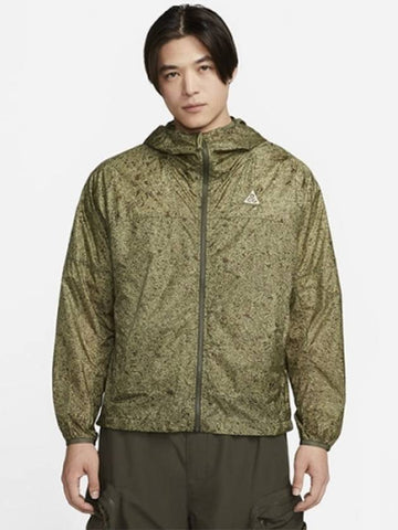 01 DO6269 334 ACG Cindercorn Lightweight Wind Runner Jacket Jungle Khaki - NIKE - BALAAN 1