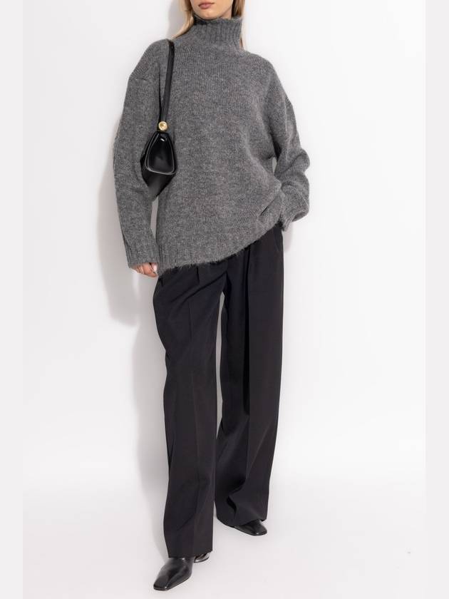 JIL SANDER Oversized Turtleneck, Women's, Grey - JIL SANDER - BALAAN 2