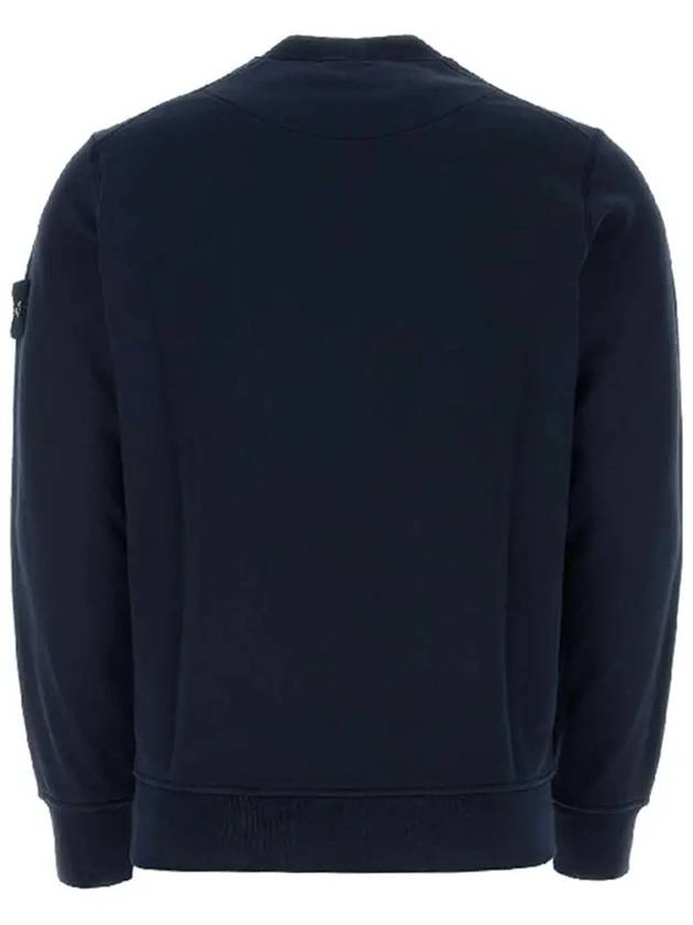 Wappen Patch Garment Dyed Sweatshirt Navy - STONE ISLAND - BALAAN 4