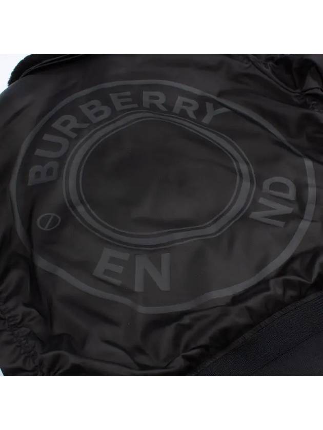 Logo sharing bomber jacket black 8041381 - BURBERRY - BALAAN 9