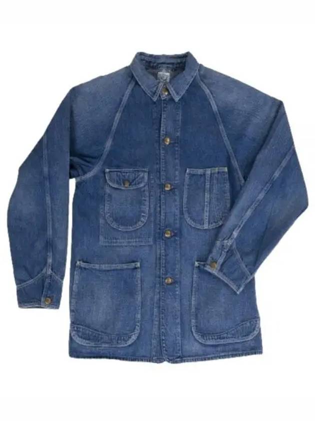 24 1950 S COVERALL USED WASH 03 6140 95 DENIM Jacket - ORSLOW - BALAAN 1