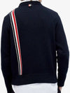 RWB Striped Intarsia Cotton Knit Top Navy - THOM BROWNE - BALAAN 4