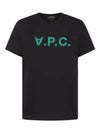 VPC Logo Organic Cotton Short Sleeve T-Shirt Black - A.P.C. - BALAAN 2