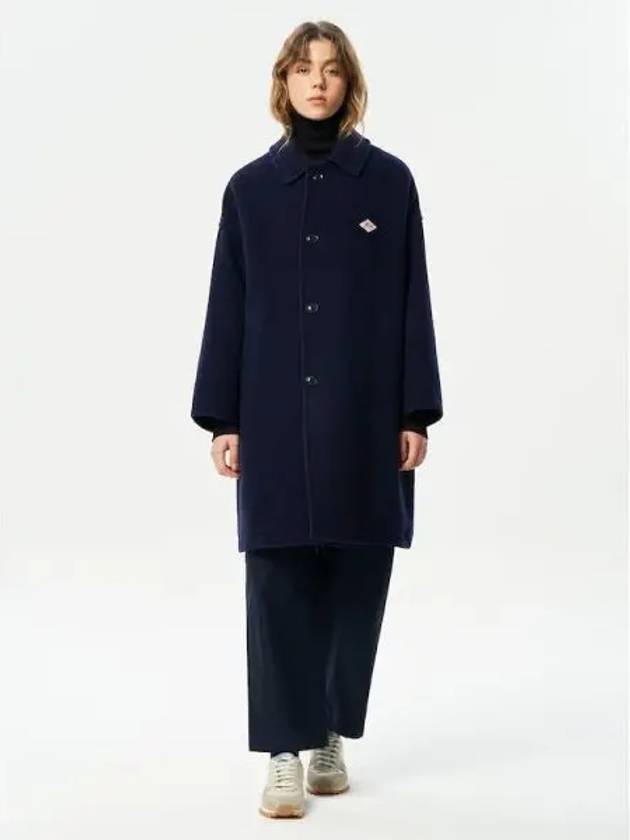 Women s long coat jacket navy domestic product GM0023110310916 - DANTON - BALAAN 1