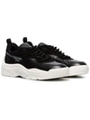 Banshee Logo Gumboy Low Top Sneakers Black - VALENTINO - BALAAN 4