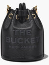 Micro Leather Mini Bucket Bag Black - MARC JACOBS - BALAAN 5