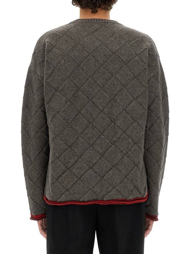 Intrecciato Knit Top Grey - BOTTEGA VENETA - BALAAN 4