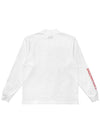 MALBON BUDWEISER Trophy Mock Neck Long Sleeve T Shirt WHITE - MALBON GOLF - BALAAN 2