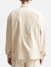 Bull Denim Zip-Up Jacket Ivory - PRADA - BALAAN 5