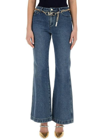 Michael Kors Flare Fit Jeans - MICHAEL KORS - BALAAN 1