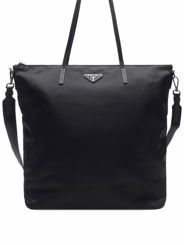 Triangle Logo Pocono Nylon Shoulder Bag Black - PRADA - BALAAN 3