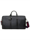 GG Carry-On Duffel Bag Black Grey - GUCCI - BALAAN 2