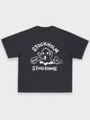 Stockholm Syndrome Ghost Oversized Fit Short Sleeve T-Shirt Charcoal - STOCKHOLM SYNDROME - BALAAN 2