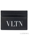 VLTN Logo Card Wallet Black - VALENTINO - BALAAN 2